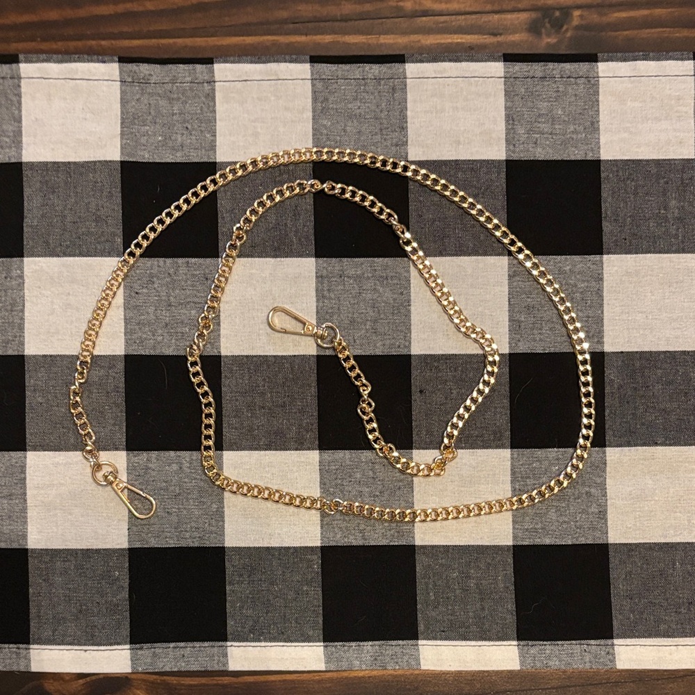 Gold Chain purse replacement strap